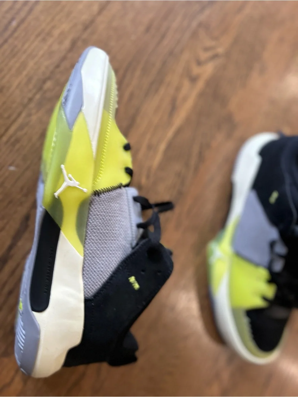 Jordan White Label with Black Print and Jumpman